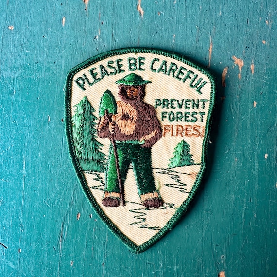 Vintage Smokey the Bear Fire Prevention Patch - J… - image 2