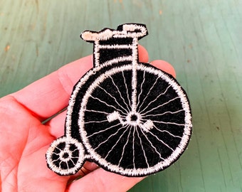 Vintage High Wheel Bicycle Patch