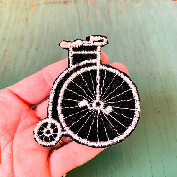 Vintage High Wheel Bicycle Patch