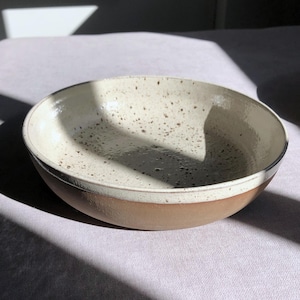 Ceramic Handmade Pasta Bowl, Handcrafted Buddha Bowl, Medium-Size Stoneware Bowl, Unique New Home Gift