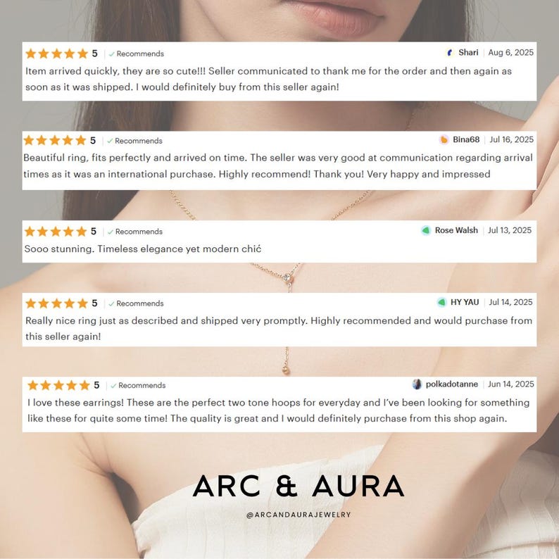 Gold Interlocking Stacking Ring, Waterproof Connecting Ring, Multi Ring, Everyday Ring, Triple Ring, Arc&Aura RG012 image 8