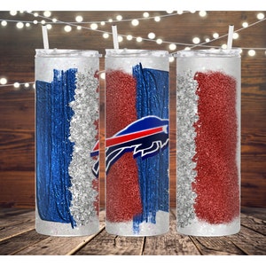 Buffalo Bills sparkle 20 oz tumbler
