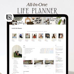 Notion Life Planner Template: Second Brain for ADHD, 2026 All-in-One Life Organizer (Digital Download)