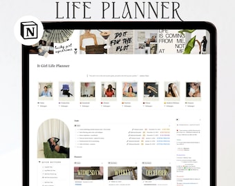 Notion Life Planner Template: Second Brain for ADHD, 2026 All-in-One Life Organizer (Digital Download)