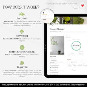 Notion Finance Tracker Template: Budget, Expense, Investment Dashboard ...