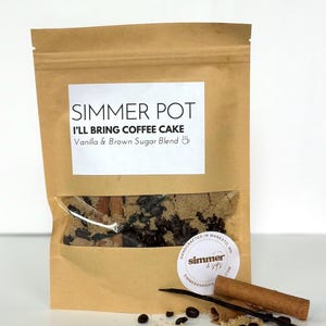 Vanilla Coffee Simmer Pot Kit | Sweet Brown Sugar & Vanilla Aroma | Handcrafted Gift | Cozy Home