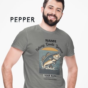 Fishing Guide Service T-Shirt, Fishing Shirt, Fisherman Tee, Outdoor Activity Apparel, Fish Lover Gift, Unisex Tee