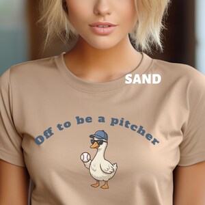 Off to Be a Pitcher T-Shirt | Baseball Softball Player Tee