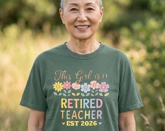 Retired Teacher T-shirt | Retirement Teacher Tee, Teacher Retirement Shirt