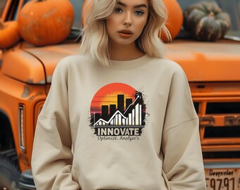 IT Professional Unisex Sweatshirt, Innovate Optimizer Design
