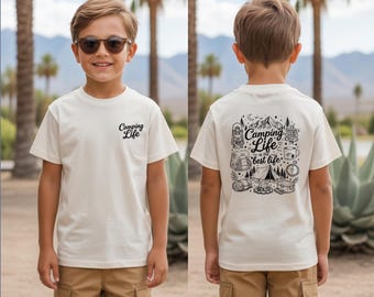 Family Camp Life Is the Best Life T-Shirt | Outdoor Adventure Apparel | Camping Graphic Tee