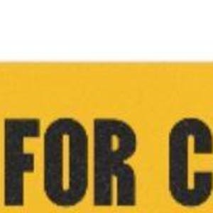 May include: Yellow sign with black text that reads "I Brake For Critters".