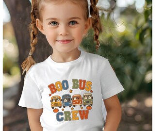 Kids 'Boo Bus Crew' Halloween Short Sleeve Tee