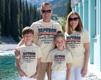 Family Name Reunion City Year Tee | Custom City & Year Reunion Shirt
