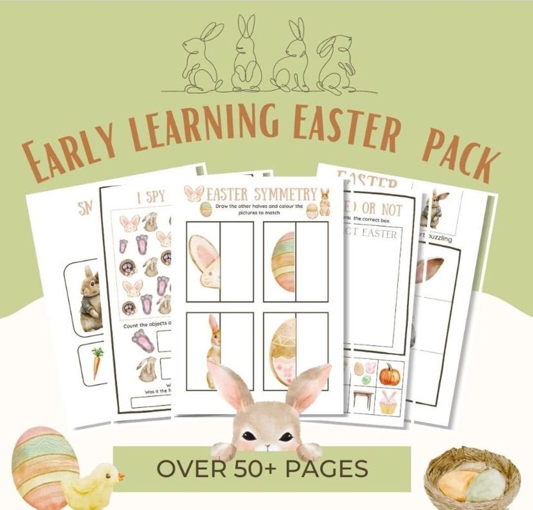 Easter Early Learning Pack - Etsy
