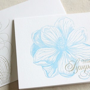 I Am Here For You- Letterpress Printed Single Blank Card
