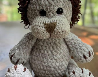 Patrón de crochet de Leroy el león