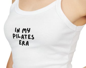 In My Pilates Era, Pilates Micro Tank Top, Pilates Tank Top, Damen Crop Top, Pilates Athleisure, Pilates Geschenk für Sie
