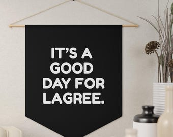 Es un buen día para Lagree / Banderín motivacional / Decoración de pared de estudio de fitness / Arte de pared de Lagree / Arte de estudio de Lagree / Amante de Lagree / Lagree