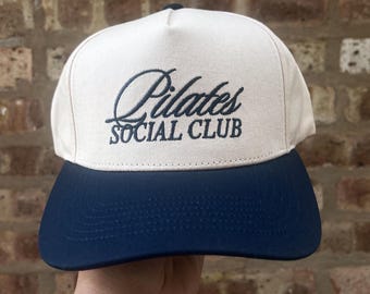 Pilates-Mütze, Pilates-Club, Pilates-Trucker-Cap, bestickte Pilates-Lifestyle-Mütze, Pilates-Geschenke