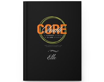 Core Code Logo Hardcover Journal | Matte Black Motivational Notebook - Custom Order