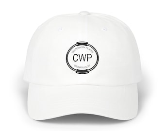 CWP Monogram Circle Logo Cap | Classic Dad Cap, Embroidered Initials- Custom Order