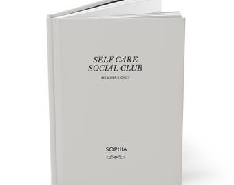 Gepersonaliseerde Self Care Club-notitieboek | Wellnessdagboek | Zelfzorgcadeau | Gepersonaliseerde cadeau voor haar | Wellnesscadeau