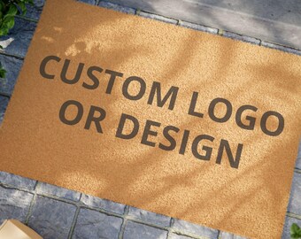 Custom Design Doormat | Custom Welcome Mat with Logo- Custom Order
