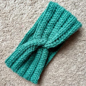 Handmade Knitted Headbands, Ear Warmer, Winter Turban Headwrap, Crochet Headband, Twisted Ear Warmer, Knitted and Handmade