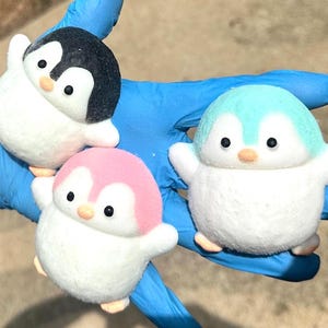 Penguin Squishy Taba, Kawaii Squishies, Mochi