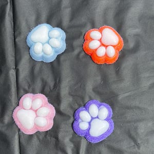 Mini Paw Squishy Taba, Kawaii Squishies, Mochi