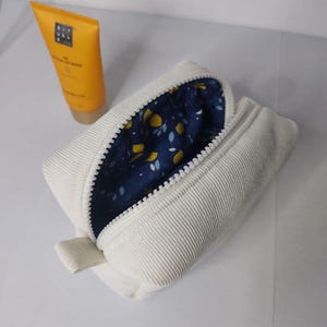 borsa cosmetica in velluto, regalo di San Valentino per lei, borsa cosmetica da viaggio, organizer per cosmetici, regalo per l'8 marzo, regalo per lei