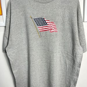 Vintage 00s American Flag Shirt size XL