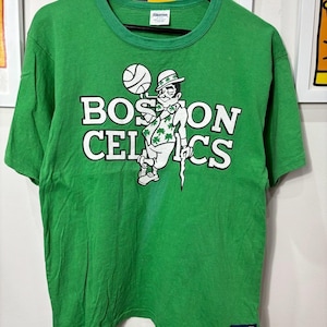 Vintage 80s Boston Celtics Shirt size L S