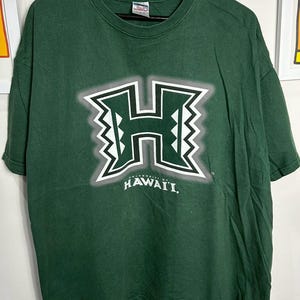 Vintage 00s University of Hawaii Shirt size 2XL
