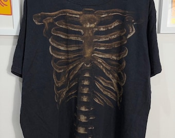 Vintage 00s Skeleton Shirt size 2XL