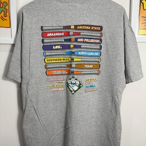 Vintage 00s College World Series Game Shirt size XL