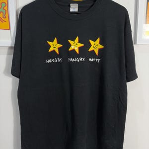 Vintage 00s Stars Emoji Shirt size XL