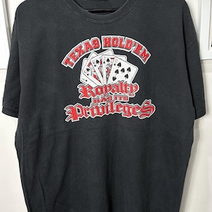 Vintage 00s Texas Hold em Shirt size XL