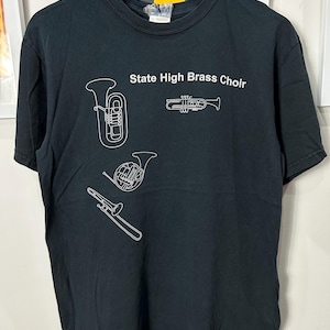 Vintage 00s State High Brass Shirt size M
