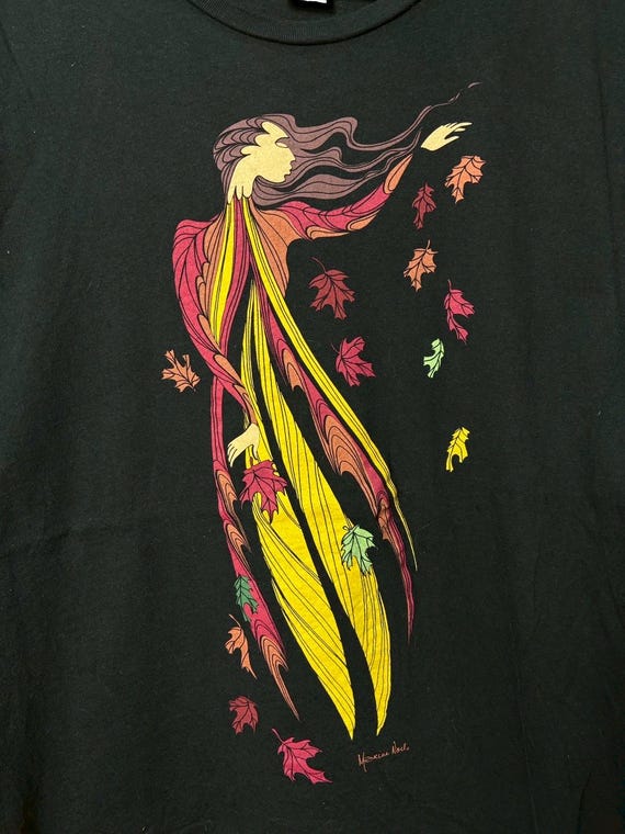 Vintage 00s Woman Art Shirt Size L - Etsy