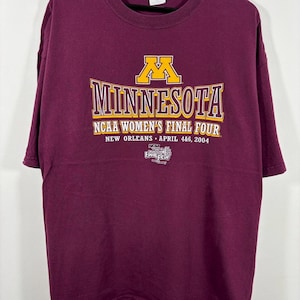 Vintage 00-tals Minnesota Golden Gophers-skjorta storlek 2XL
