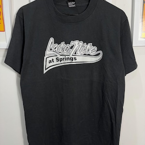 Vintage 90s Late Nite Shirt size L
