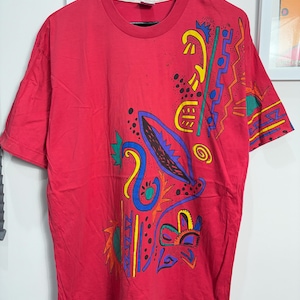 Vintage 00s Graphic Art Shirt size XL