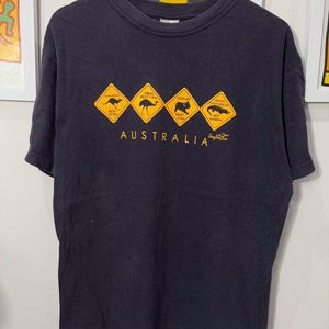 Vintage 00s Australia Animal Shirt size XL