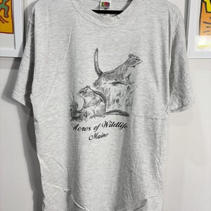 Vintage 00s Squirrel Shirt size L