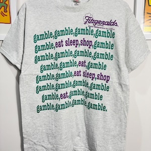 Vintage 90s Quote Gamble Shirt size L