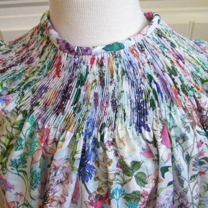 Ready-To-Smock Girl&#39;s Bishop Dress, Lawn Print