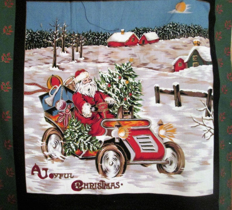 Christmas Cushion Fabric Panel 4 Different Panels Etsy