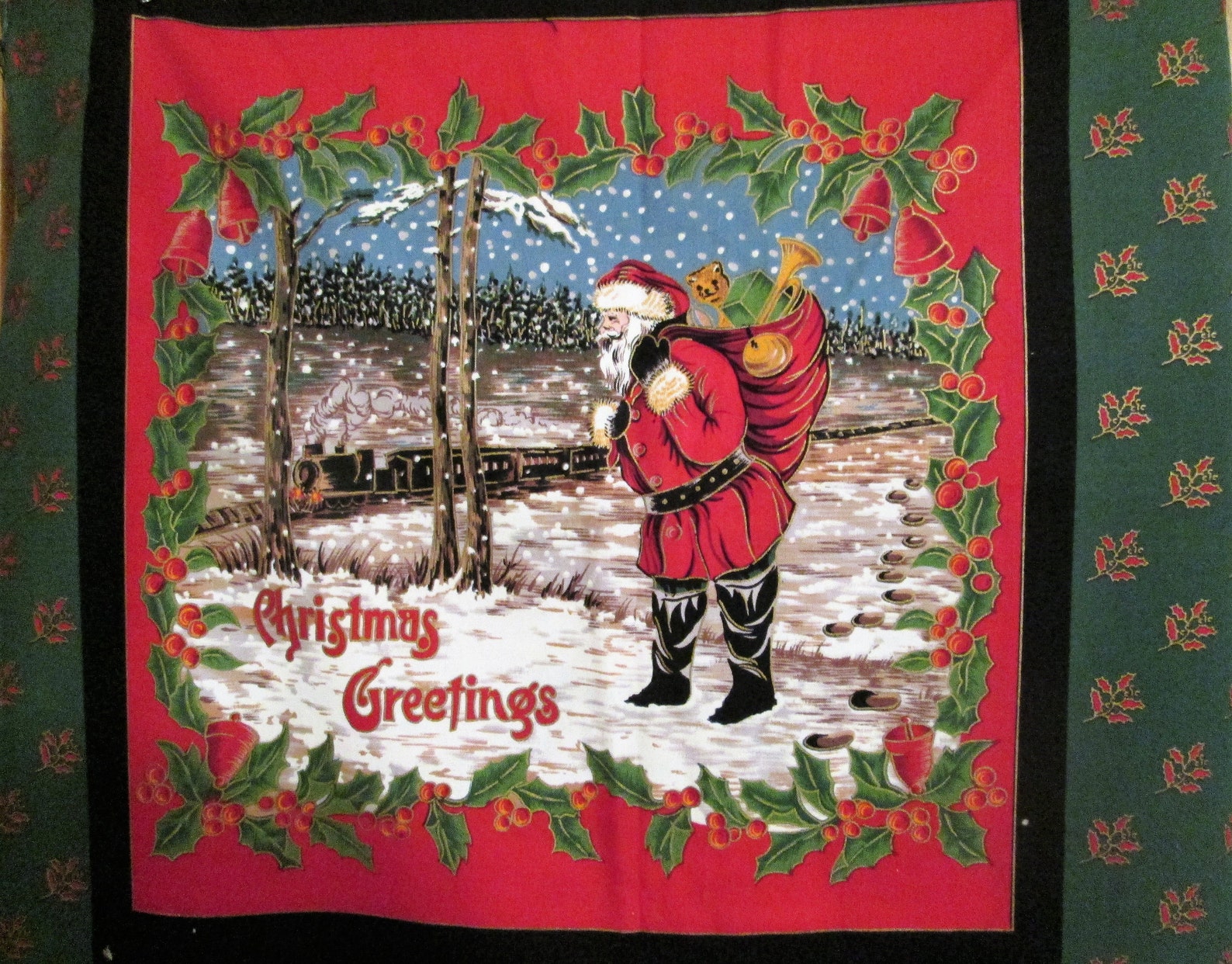 Christmas Cushion Fabric Panel 4 Different Panels Etsy